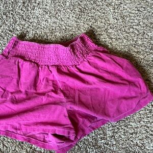 Wild Fable High Waist Magenta Shorts